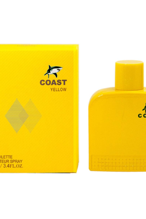 Coast Men Perfume 100ml Eau De Parfum Vaporisateur Spray – Yellow Edition