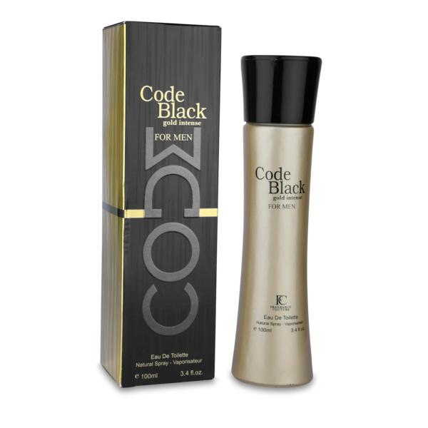 FC Black Code Intense Gold 3.4 oz Men’s Cologne