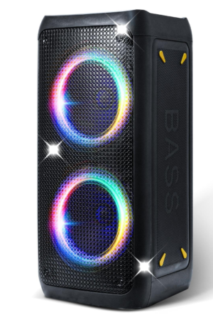 Exotic Audio Dual 8-Inch Wireless Bluetooth Speaker – Portable Party Speaker with Powerful Bass